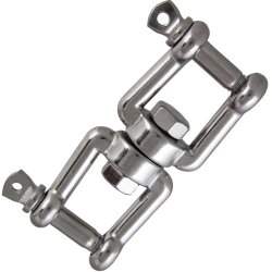Wirbel D=5 Gabel/Gabel Edelstahl A4