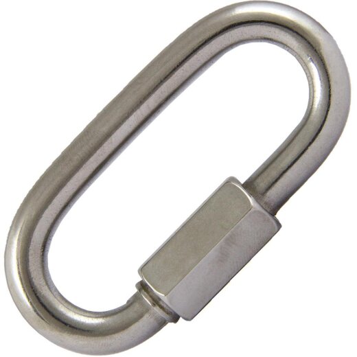 Ketten-Schnellverschluss D=6 ähnl. DIN 56926 Edelstahl A4