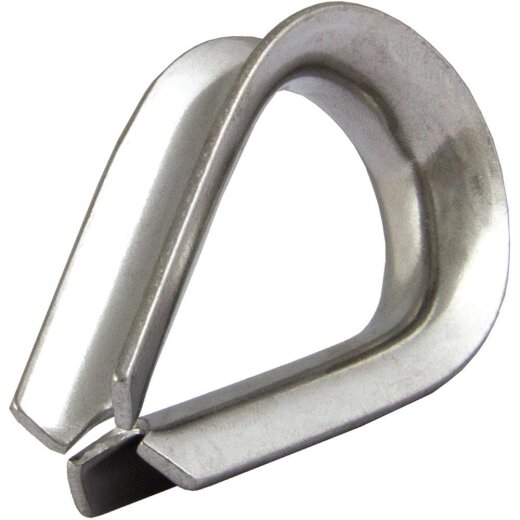 Kausche D=4 mm ähnl. DIN 6899 Edelstahl A4