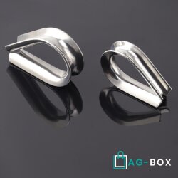 Kausche D=4 mm ähnl. DIN 6899 Edelstahl A4