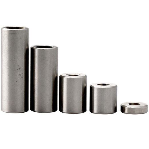 Distanzhülse 15x6,5x10 aus Vollmaterial, Edelstahl A2
